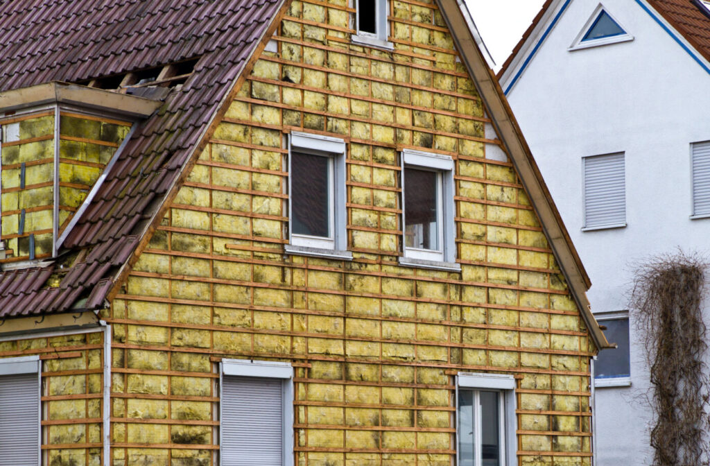 Wärmedämmung an Haus - Umfrage: Lieber Sanierung statt Neubau